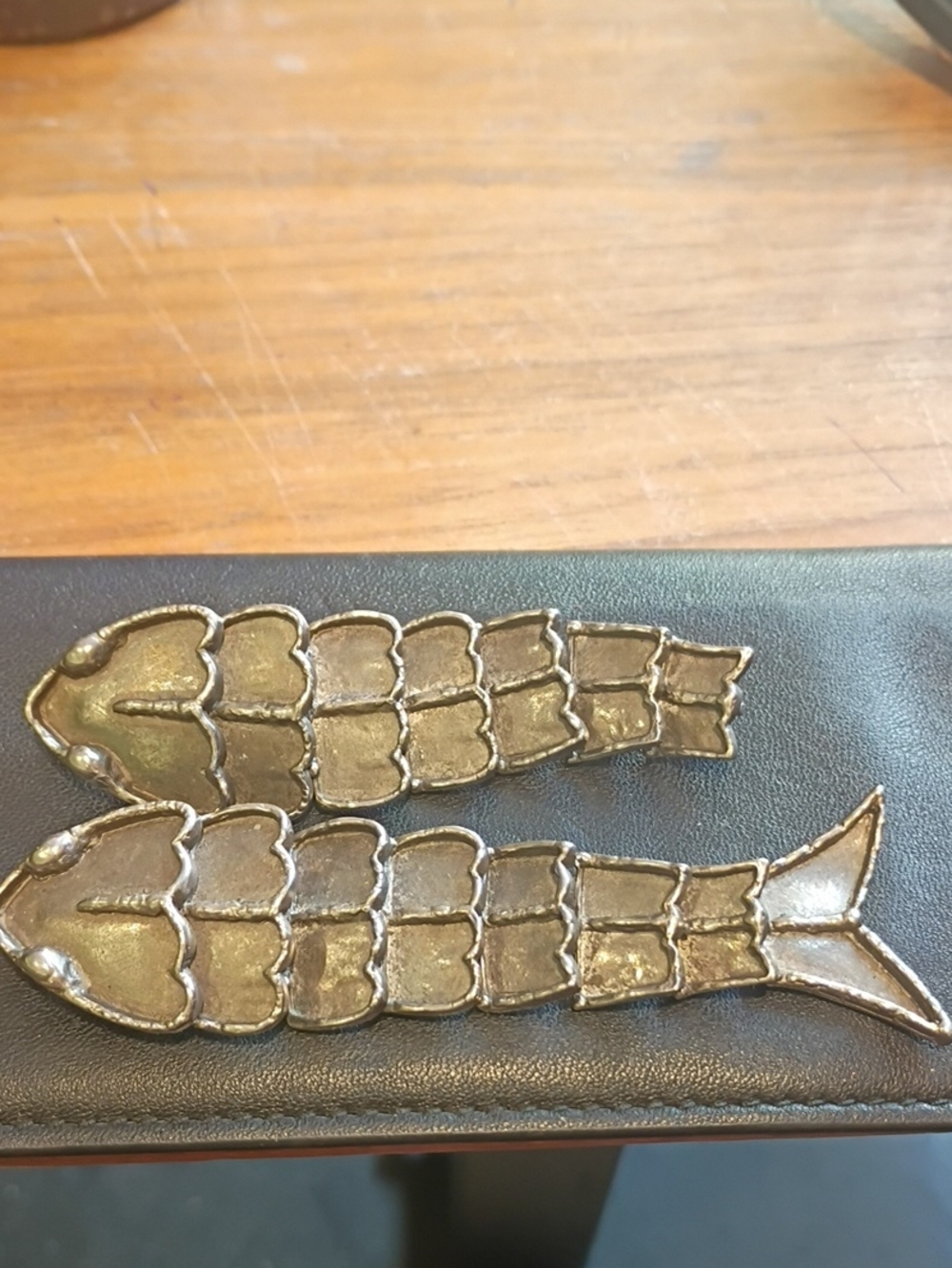 Vintage DKNY Modernists Fish Earrings